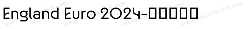 England Euro 2024字体转换